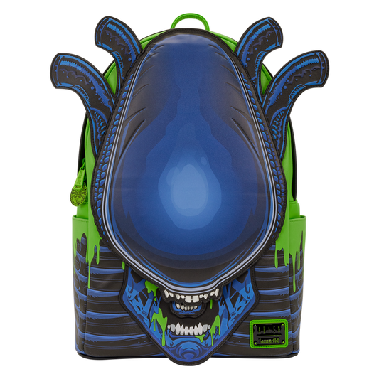 Loungefly: Alien - Alien Xenomorph Cosplay Glow In the Dark Full-Size Backpack