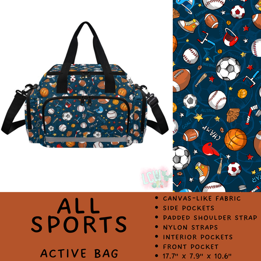 Batch #500 - Active Armor Collection - Closes 3/6 - ETA early May - All Sports Active Bag