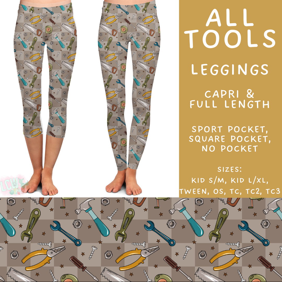 Batch #496 - Careers Collection 2 - Closes 2/25 - ETA late April - All Tools Full and Capri Length Leggings