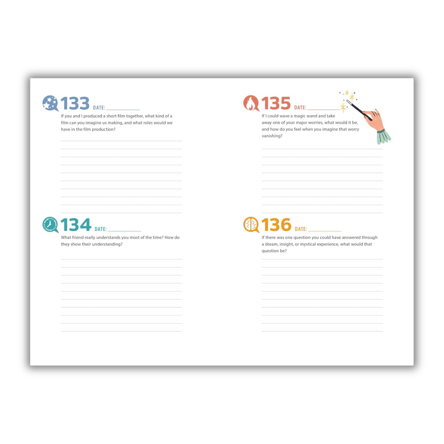 A Year of Us: A Couples Journal: One Question a Day to Spark Fun and Meaningful Conversations (Spiral Bound)