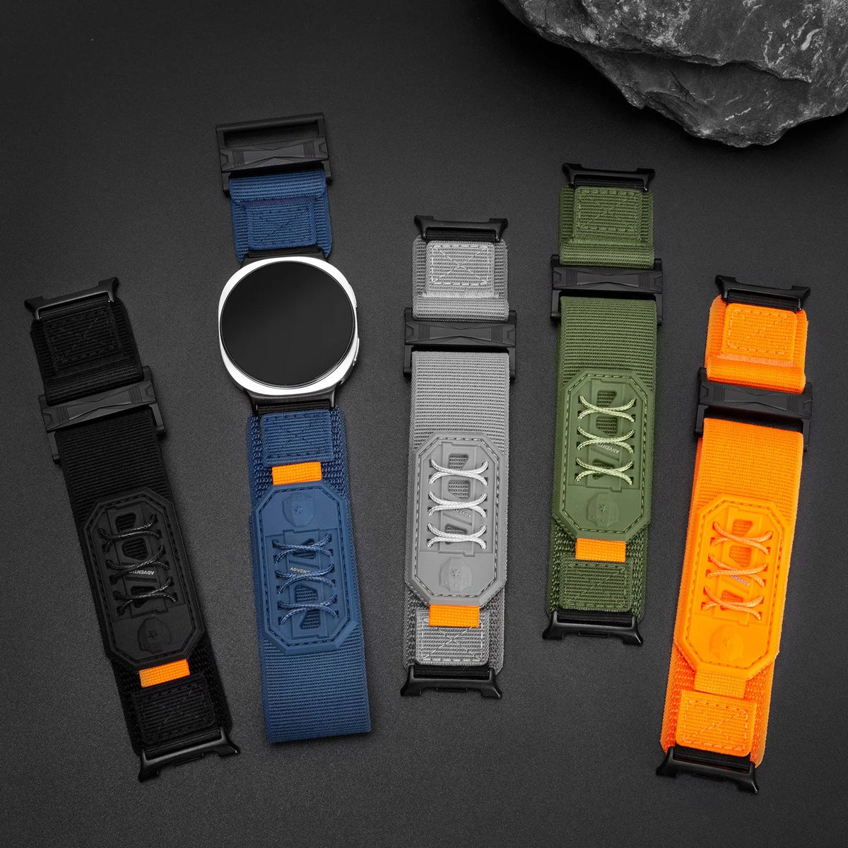 Samsung Galaxy Nylon Tactical Watch Band – Metal Buckle Watch8/Watch8 Classic/Watch9