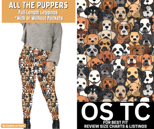 All The Puppers Full Length Leggings w/ Pockets
