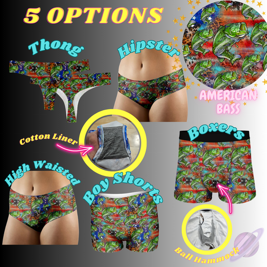 AMERICAN BASS-Underwear Run 2-Preorder Closing 6/18