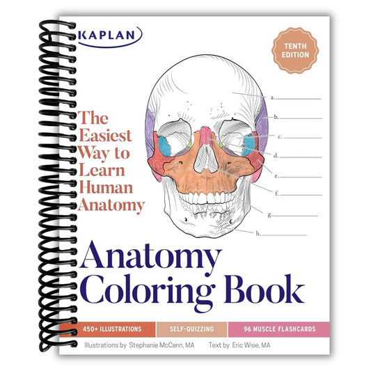 Anatomy Coloring Book: 10th Edition (Spiral Bound)