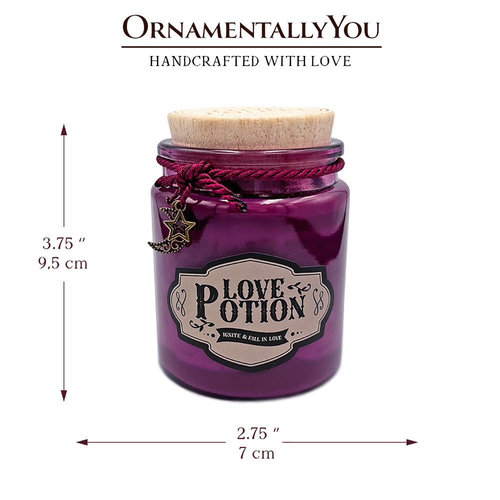 Love Potion Romantic Candle, Valentine Decor