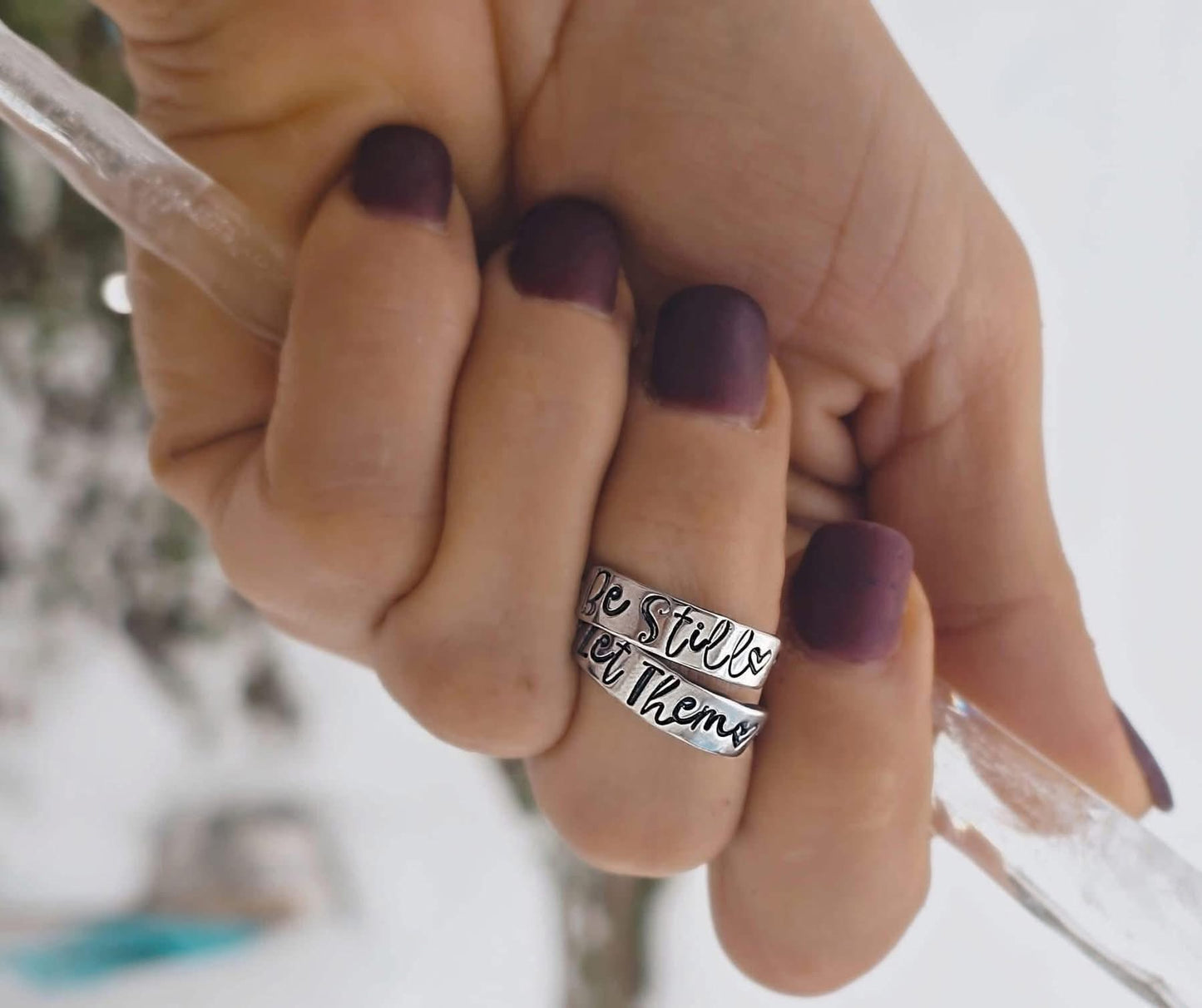 Custom Hand Stamped Ring (Preorder - Ships in 3-4 Weeks)