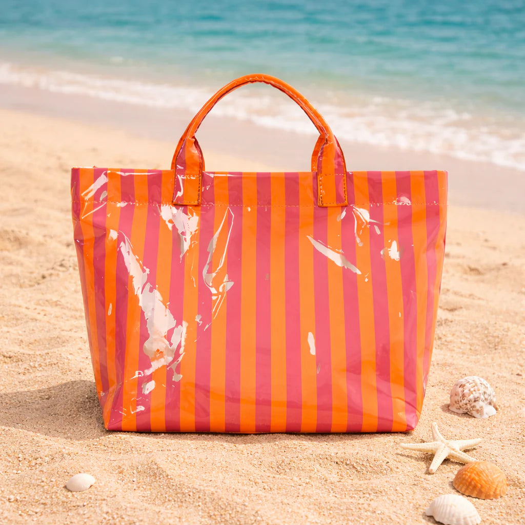 Waterproof Striped  Beach Bag