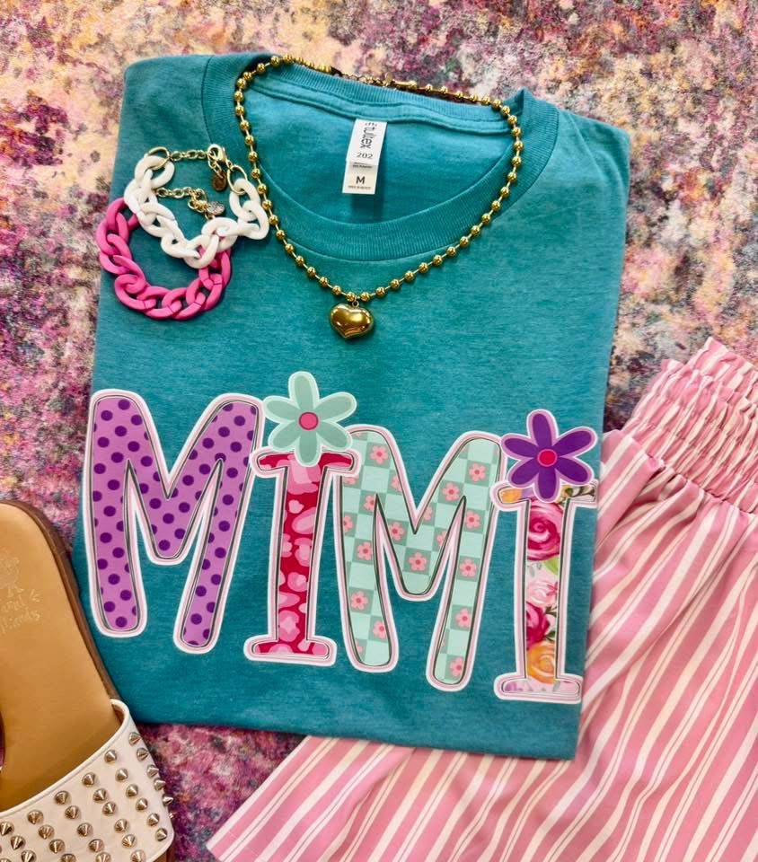 🌸💐WILD FLOWER CUSTOM NAME TEE 💐 (PREORDER - SHIPS IN 10-15 BUSINESS DAYS)