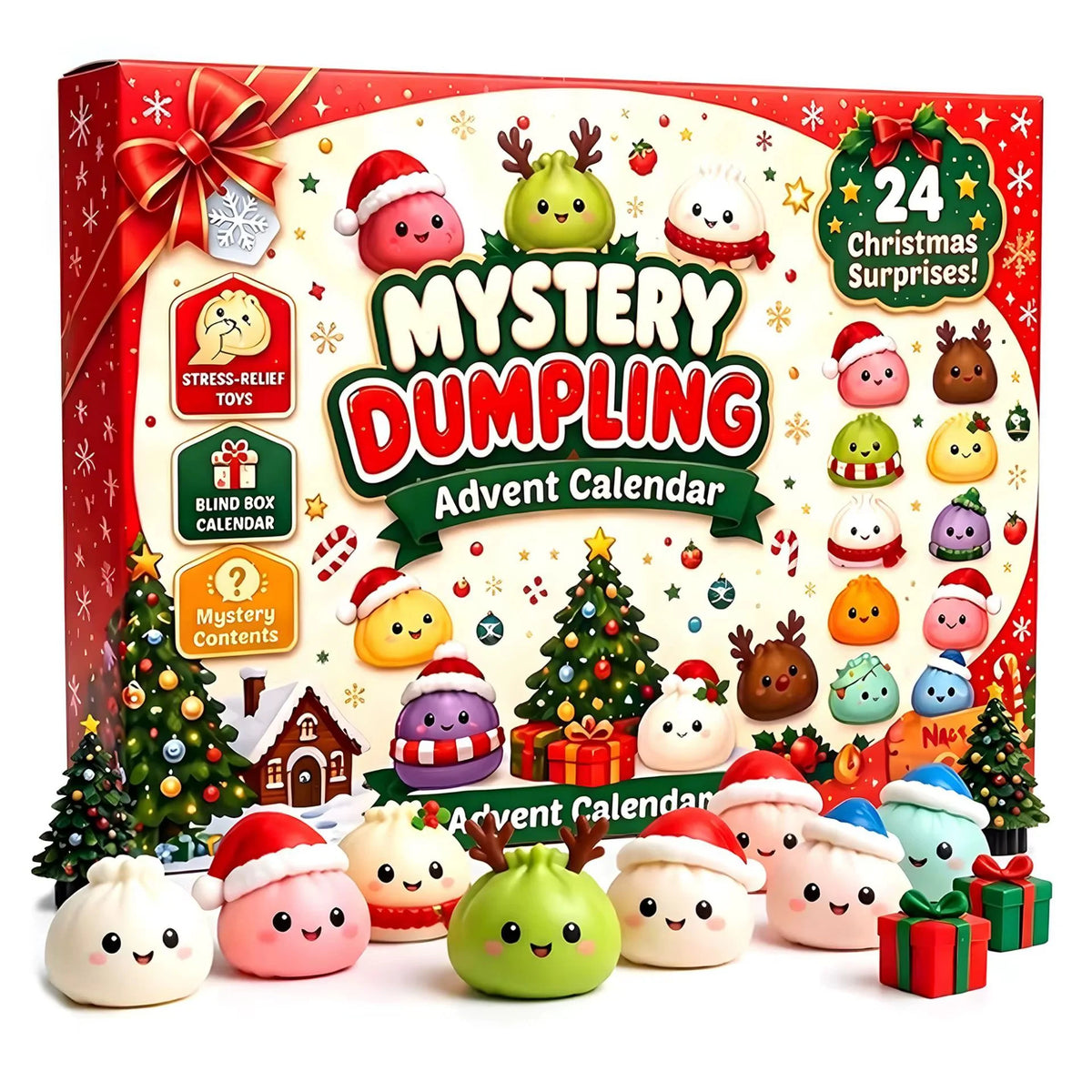 Viral Dumpling Advent Calendar Squishy (PREORDER CLOSES 9/22, ETA LATE OCT.)
