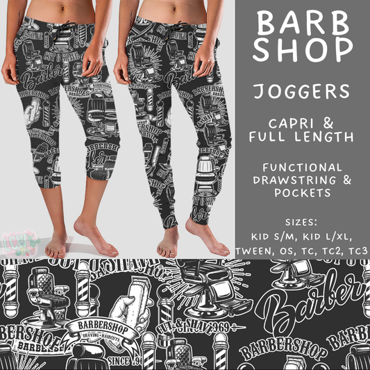 Batch #496 - Careers Collection 2 - Closes 2/25 - ETA late April - Barb Shop Full and Capri Length Joggers