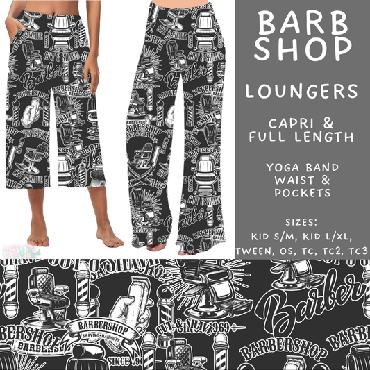 Batch #496 - Careers Collection 2 - Closes 2/25 - ETA late April - Barb Shop Capri and Full Length Loungers