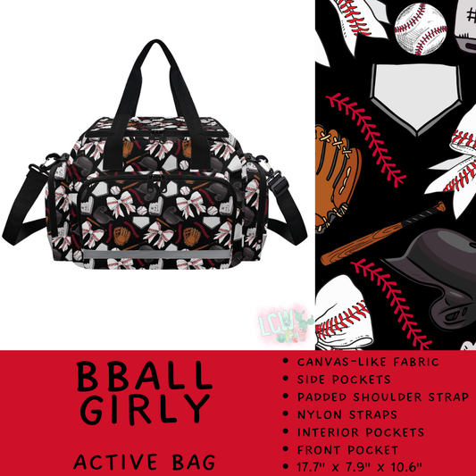 Batch #500 - Active Armor Collection - Closes 3/6 - ETA early May - BBall Girly Active Bag