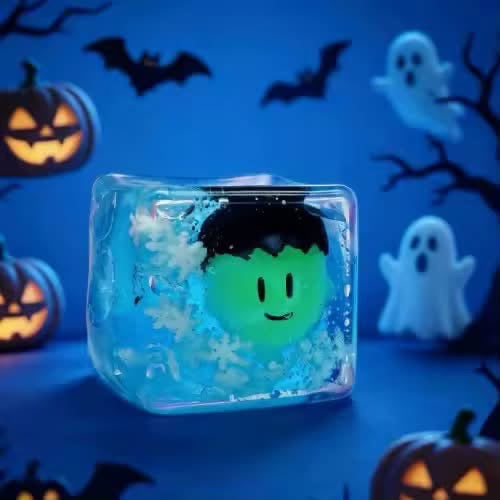 Viral Halloween Glow In The Dark Cube Squishy (PREORDER CLOSES 8/5, ETA LATE SEPT.)