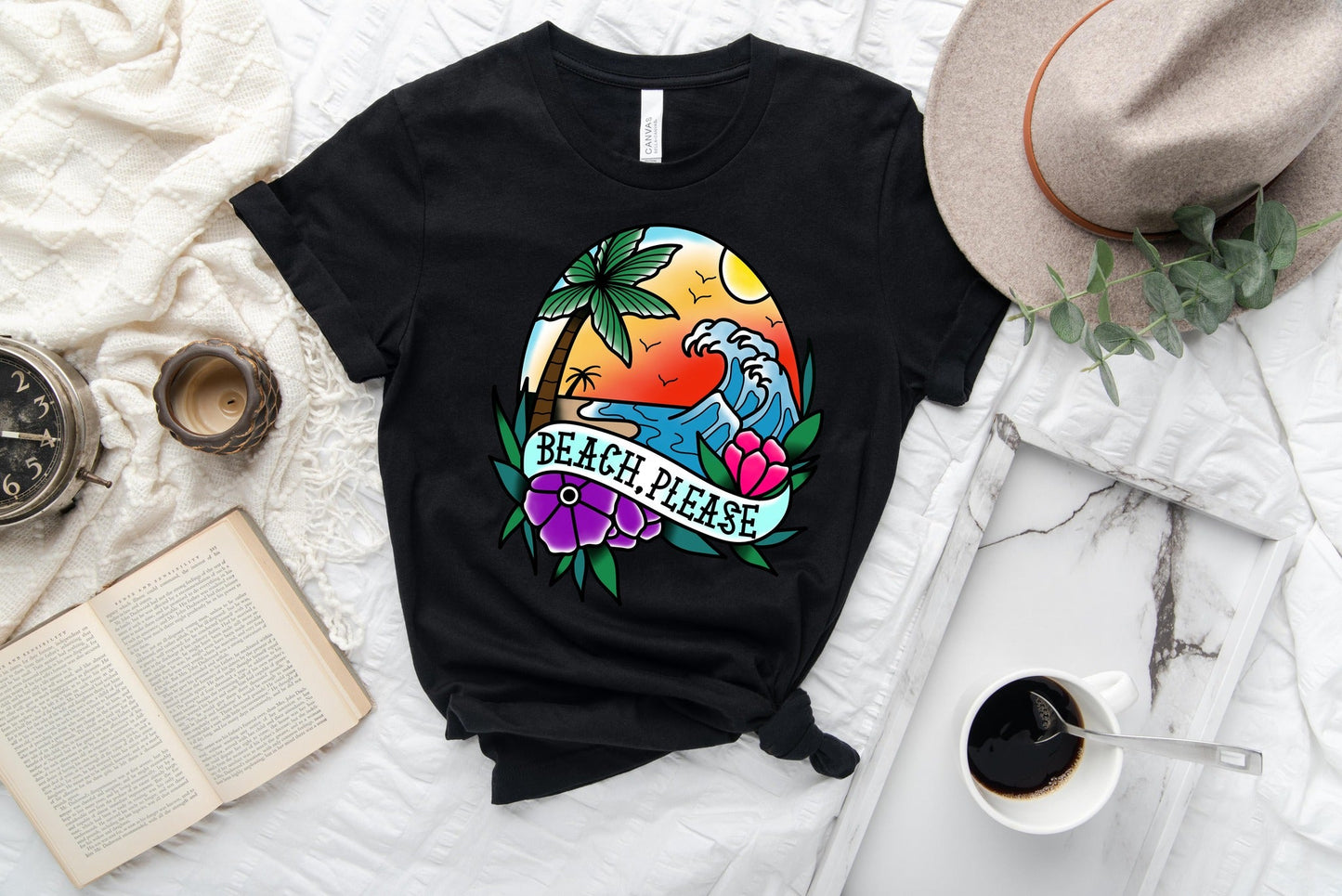 BEACH PLEASE TEE