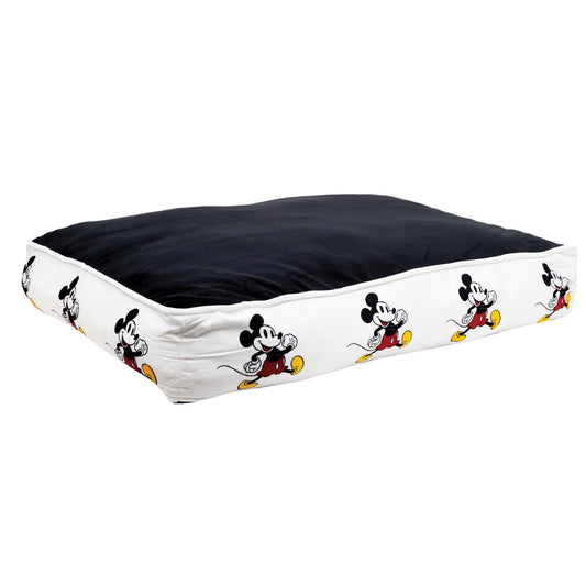Rectangle Pet Bed - Mickey Mouse Walking Pose White