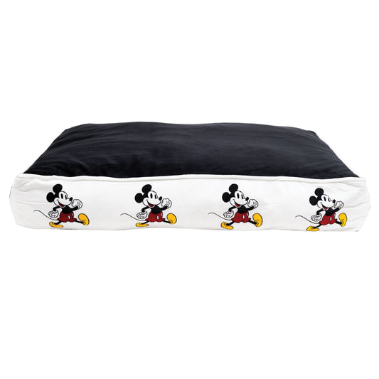 Rectangle Pet Bed - Mickey Mouse Walking Pose White