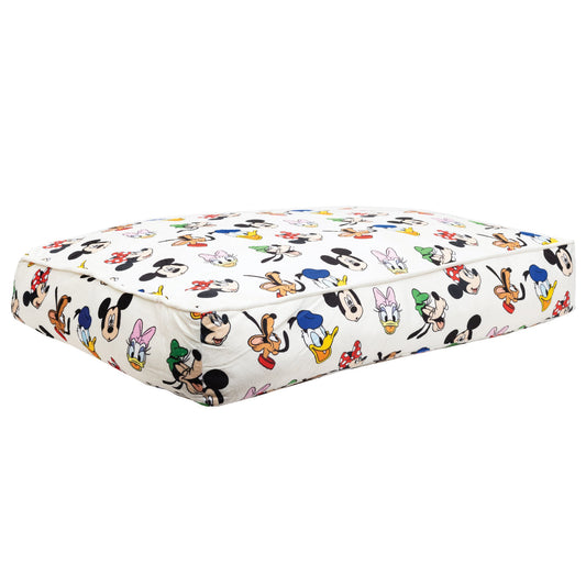 Rectangle Pet Bed - Sensational Six Faces Scattered Ivory