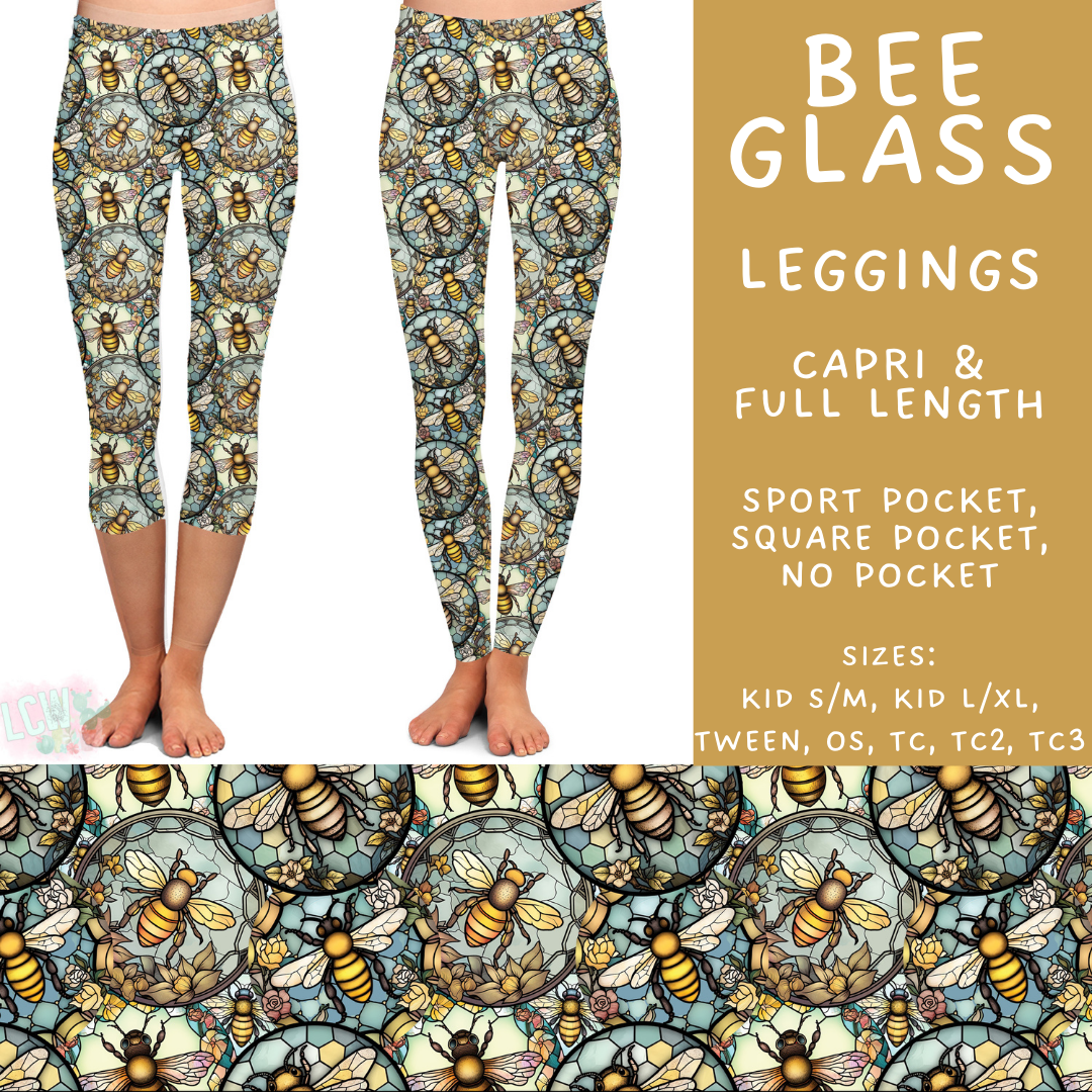 Batch #499 - Fun Run 20 - Closes 3/4 - ETA early May - Bee Glass Full and Capri Length Leggings
