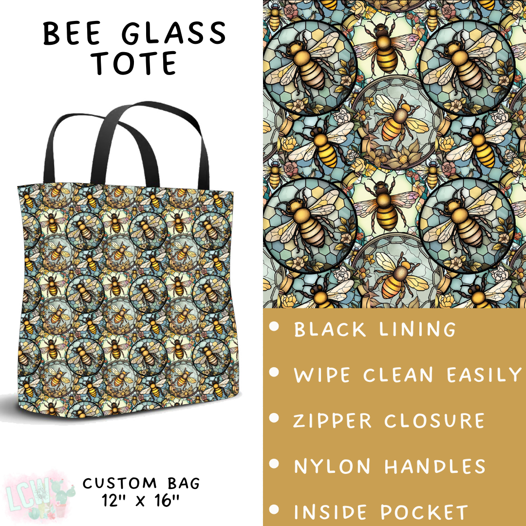 Batch #499 - Fun Run 20 - Closes 3/4 - ETA early May - Bee Glass Tote