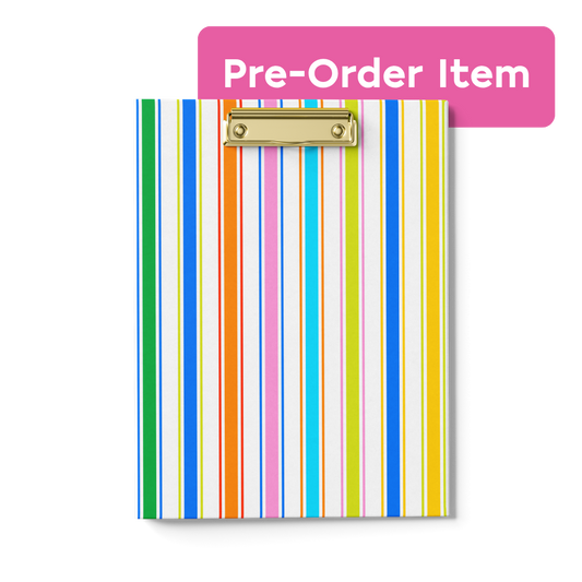 (Pre-Order) Clipfolio - Gimme Multicolor Stripes - 2025 Edition