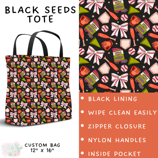 Batch #499 - Fun Run 20 - Closes 3/4 - ETA early May - Black Seeds Tote