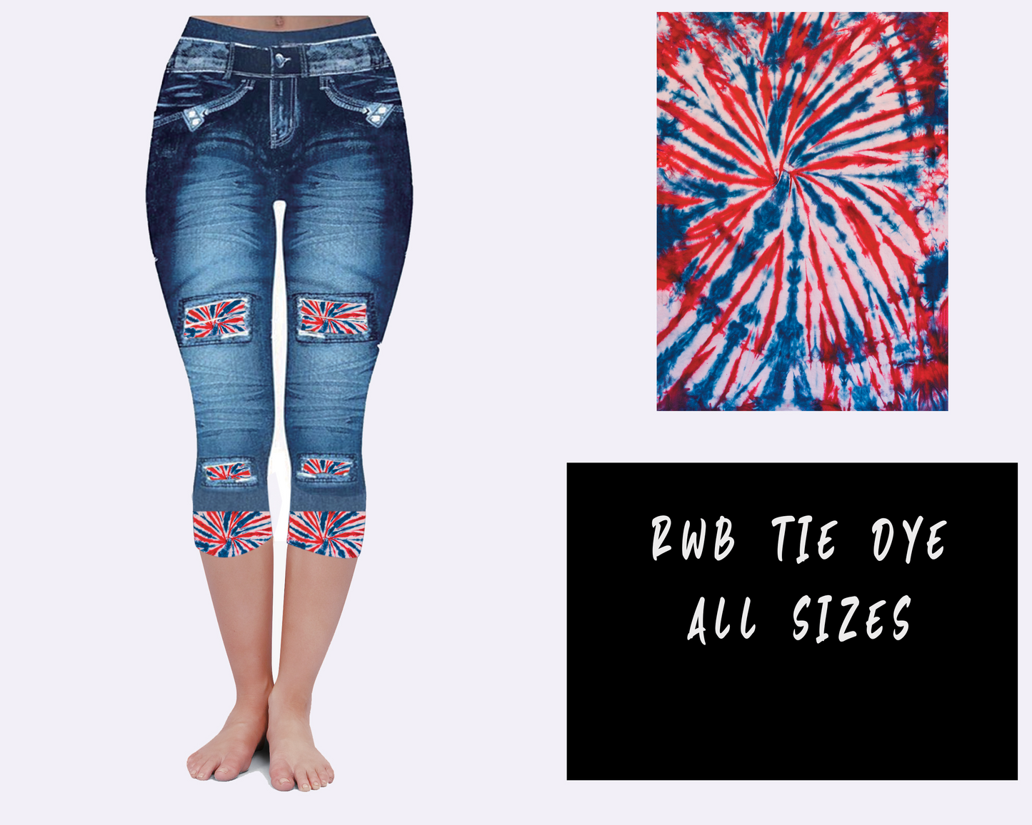 RWB TIE DYE (ACTIVE BACK POCKETS)