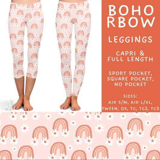 Batch #499 - Fun Run 20 - Closes 3/4 - ETA early May - Boho RBow Full and Capri Length Leggings