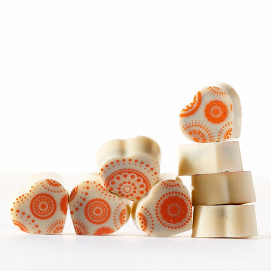 Heart Bonbons: White Chocolate & Dulce de Leche