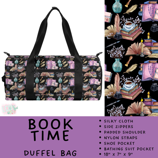 Batch #495 - Travel Collection - Closes 2/23 - ETA late April - Book Time Duffel Bag