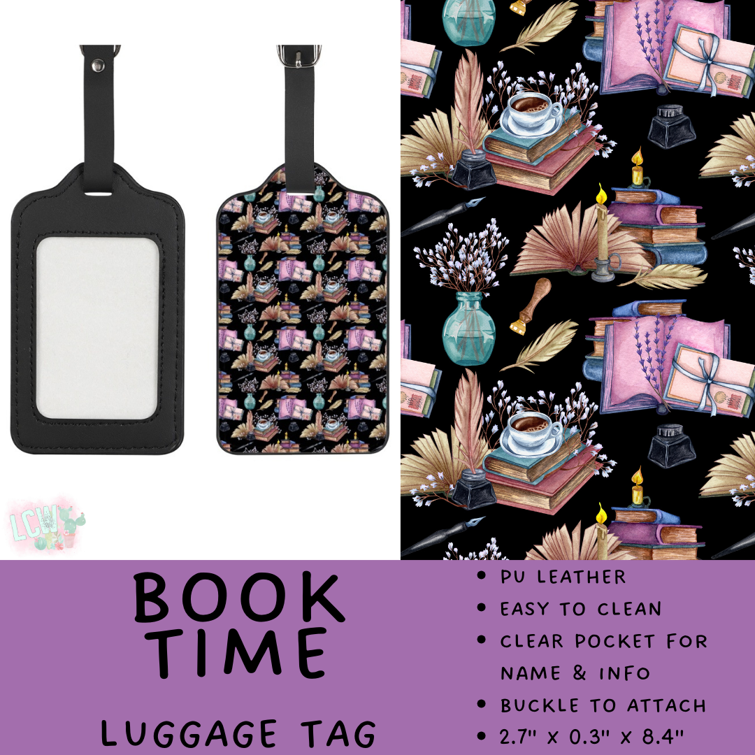 Batch #495 - Travel Collection - Closes 2/23 - ETA late April - Book Time Luggage Tag