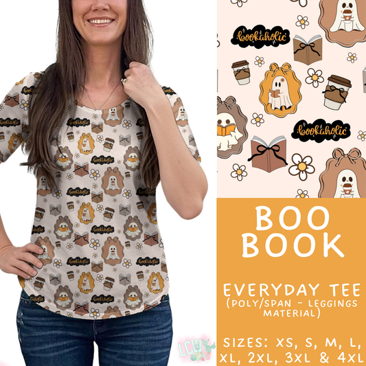 Batch #499 - Fun Run 20 - Closes 3/4 - ETA early May - Boo Book Everyday Tee