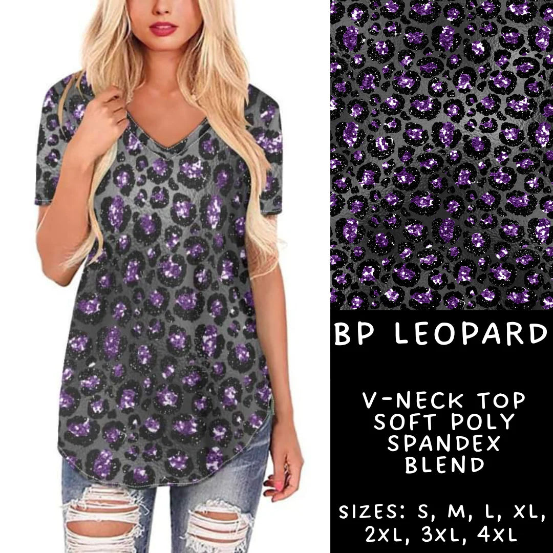 Leopard V-Neck Top (2XL)