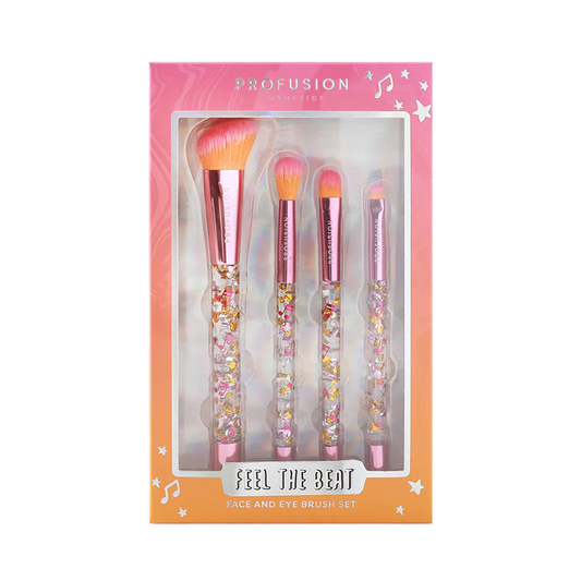 It's a Vibe | Feel the Beat 4-pc Face & Eye Brush Set