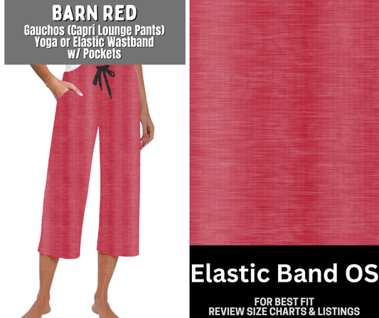 Barn Red Capri Gauchos
