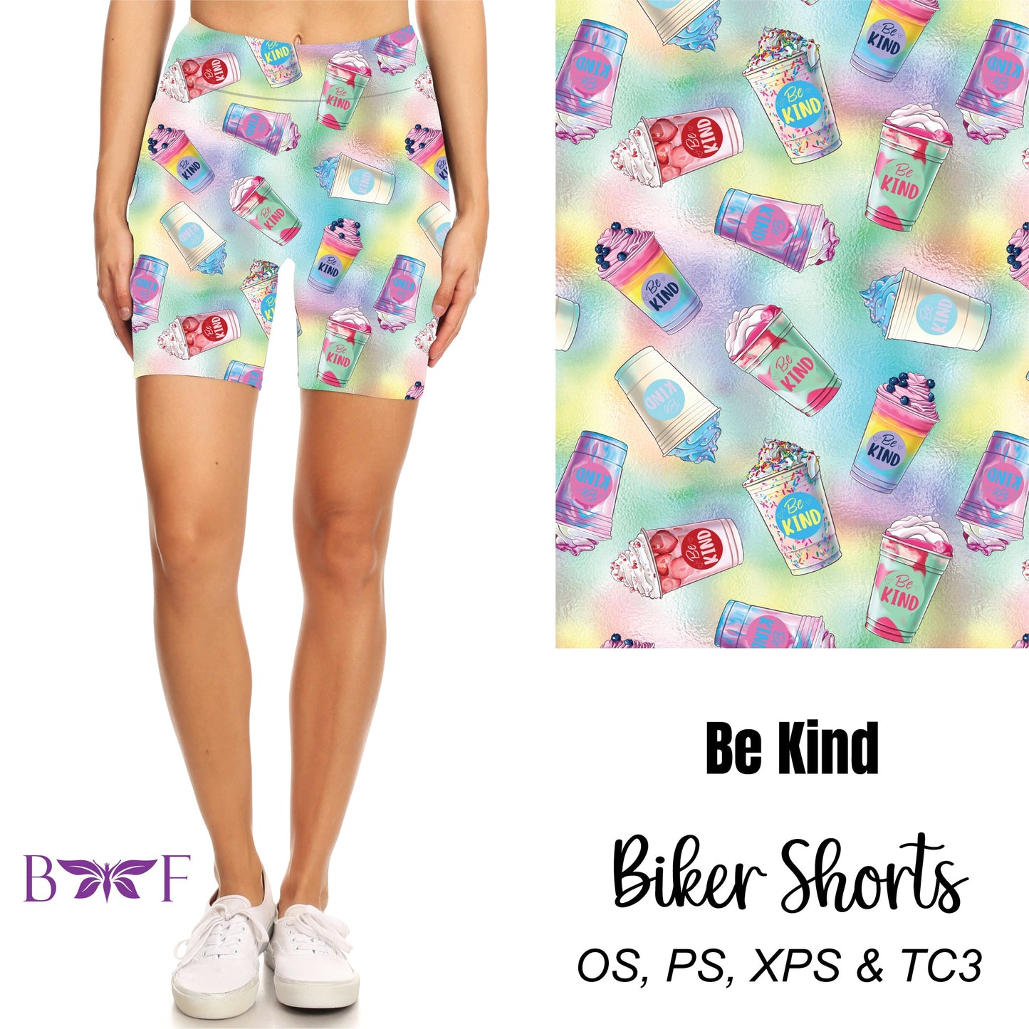 Be Kind biker shorts with pockets