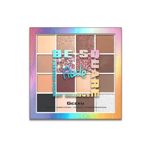 Be Square Pressed Pigments & Shadows - Geeky