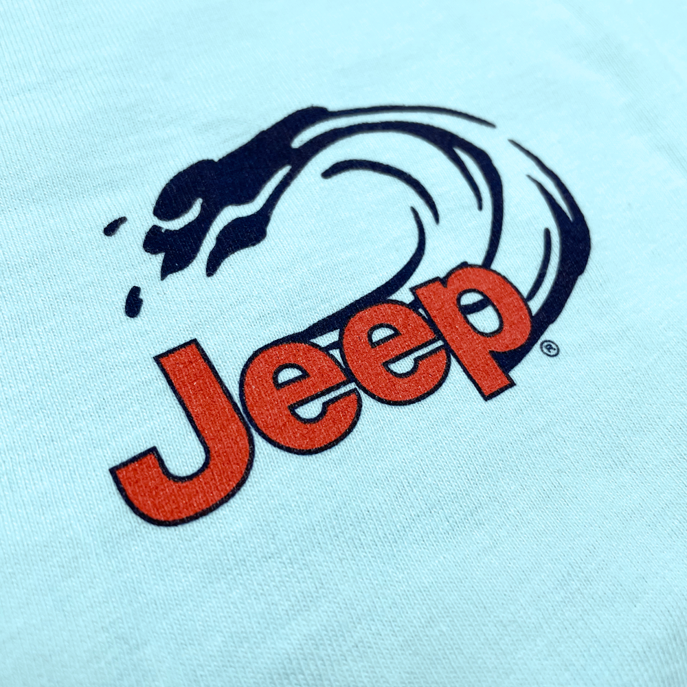 Mens Jeep® Wrangler Beachin' Good Time T-Shirt - Ice Blue Heather