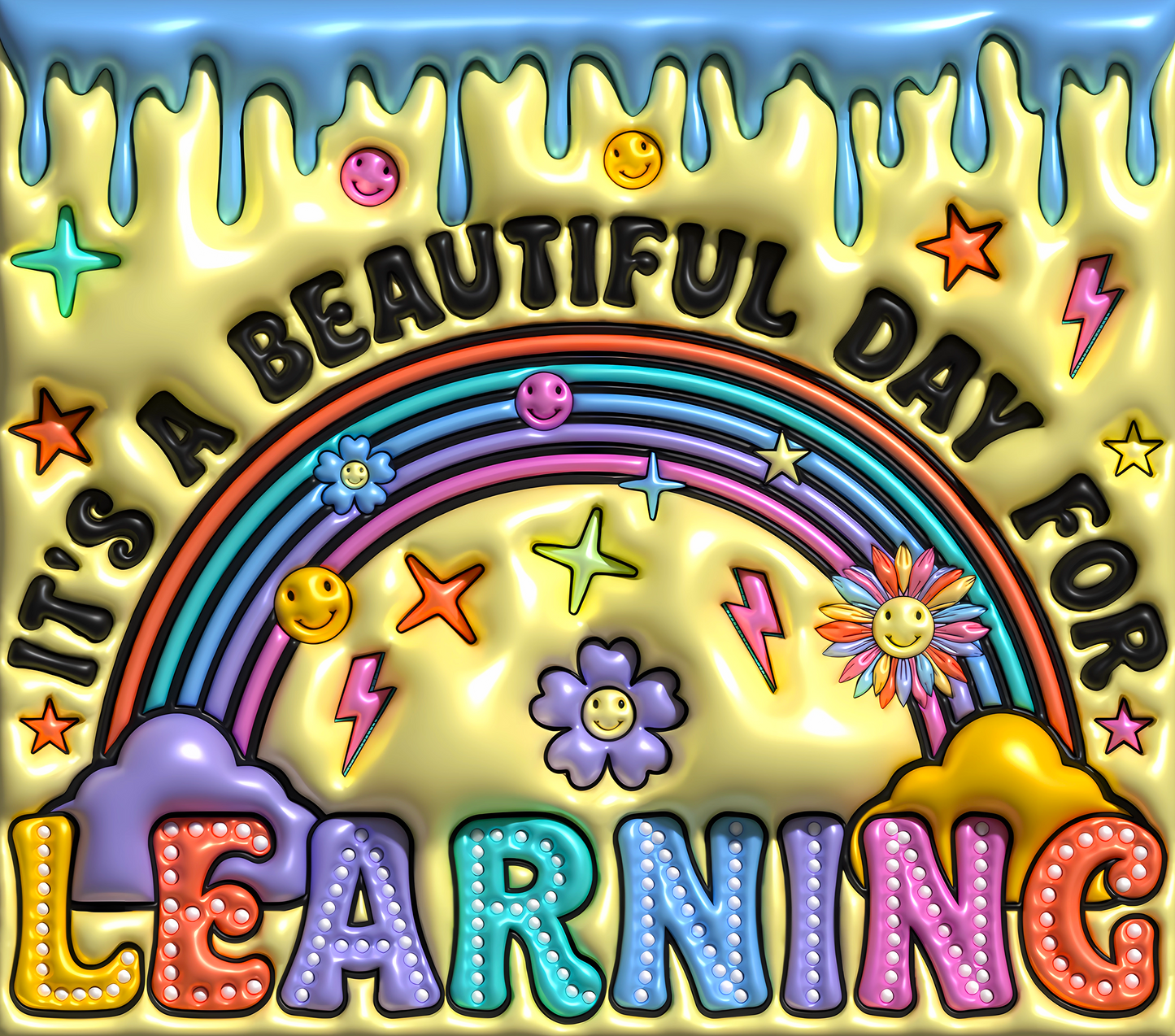 Beautiful Day for Learning 4-in-1 Can Cooler Cup
