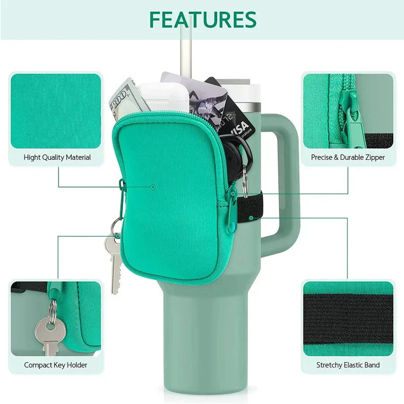Garden Tea Zippered Pouch/Bag For 40oz Tumbler