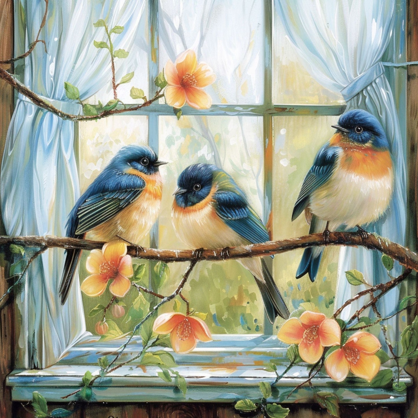 Bluebird Window Serenade