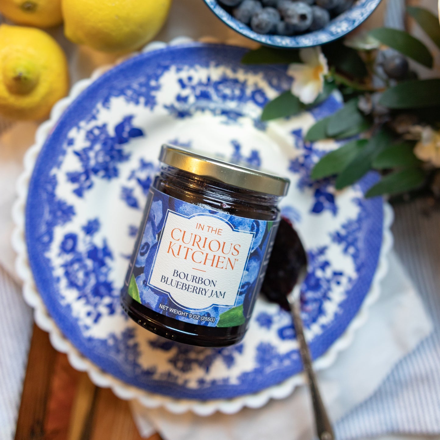 Blueberry Jam | Small Batch Bourbon Blueberry Spread