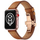 Brown Leather Rose Gold Hardware