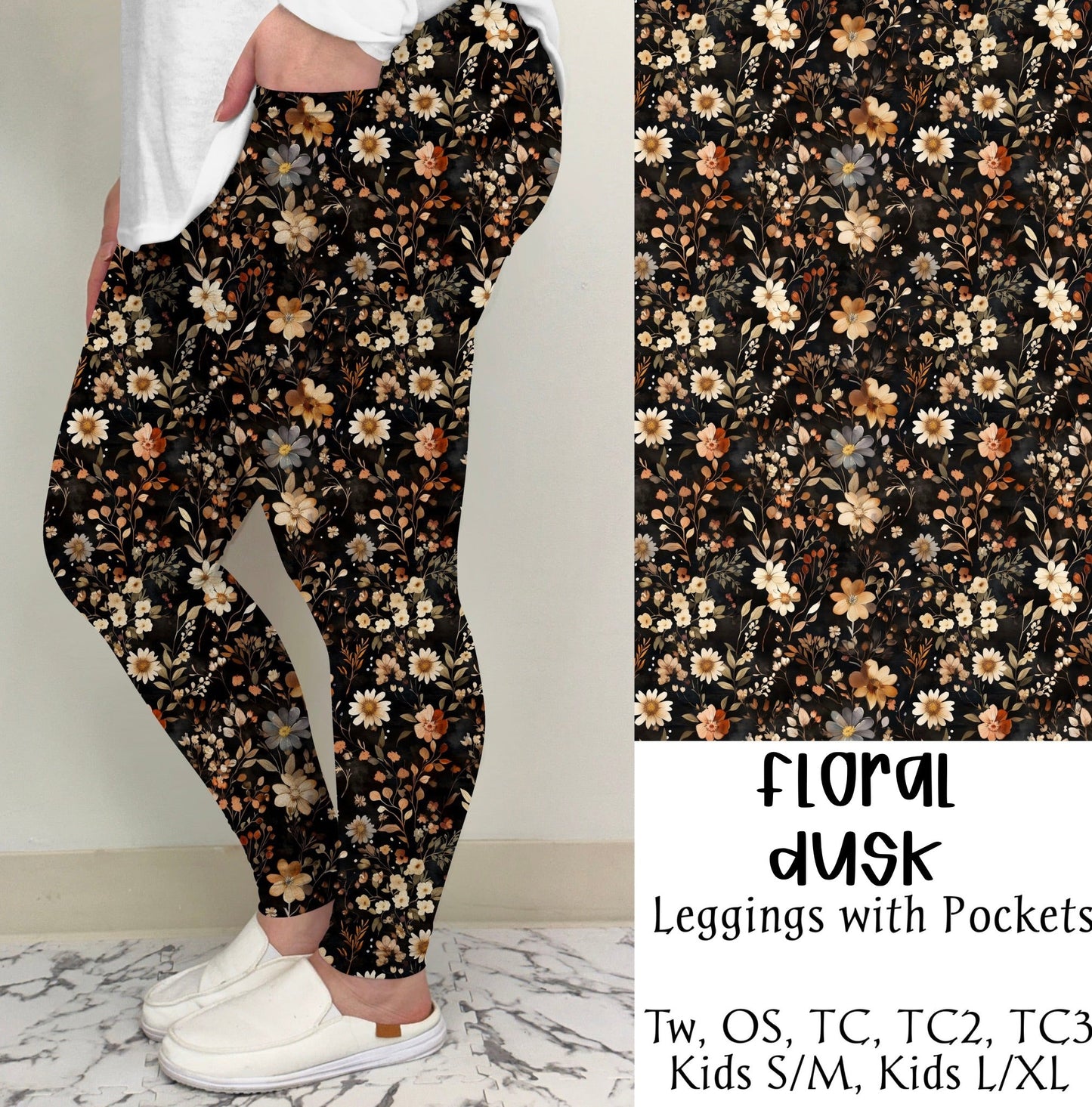Floral Dusk Leggings/Joggers | PREORDER CLOSES 6/30, ETA EARLY SEPT.