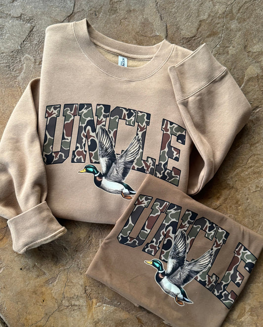 Uncle Camo Duck Tee/Sweatshirt (PREORDER CLOSES 11/30, ETA 1 WEEK)