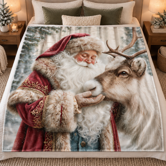 Santa Reindeer 50x60 Blanket | PREORDER CLOSES 10/9, ETA LATE NOV.