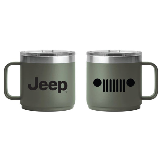 Camper Mug - Jeep Insulated - Green