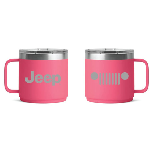 Camper Mug - Jeep Insulated - Pink