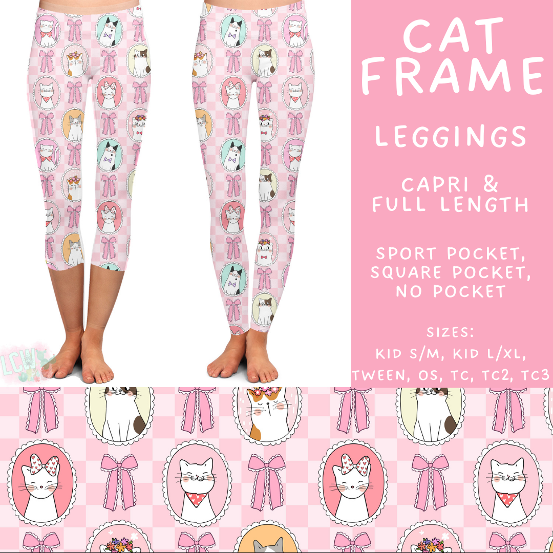Batch #499 - Fun Run 20 - Closes 3/4 - ETA early May - Cat Frame Full and Capri Length Leggings