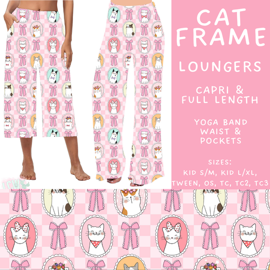 Batch #499 - Fun Run 20 - Closes 3/4 - ETA early May - Cat Frame Capri and Full Length Loungers