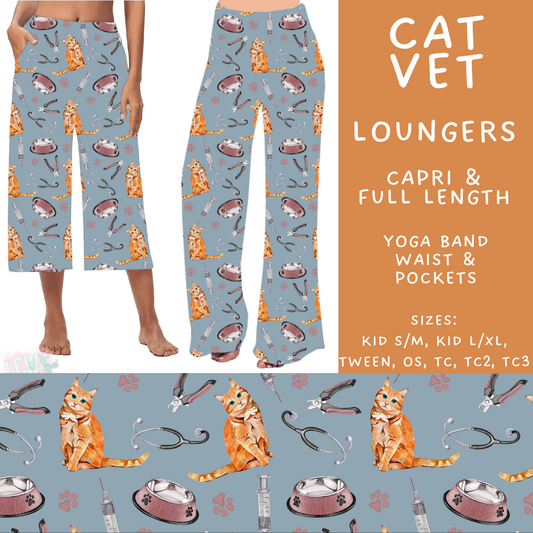 Batch #496 - Careers Collection 2 - Closes 2/25 - ETA late April - Cat Vet Capri and Full Length Loungers